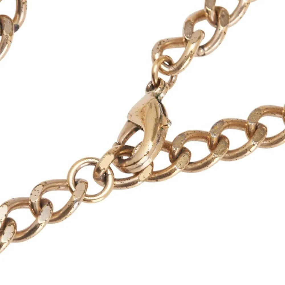 CHANEL Gold Logo Necklace - Picture 5 of 8